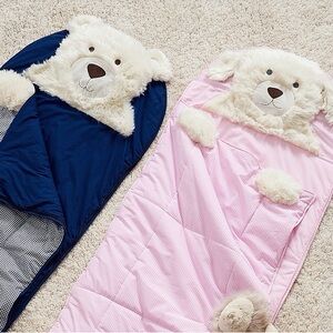 Pottery barn pink dog sleeping bag